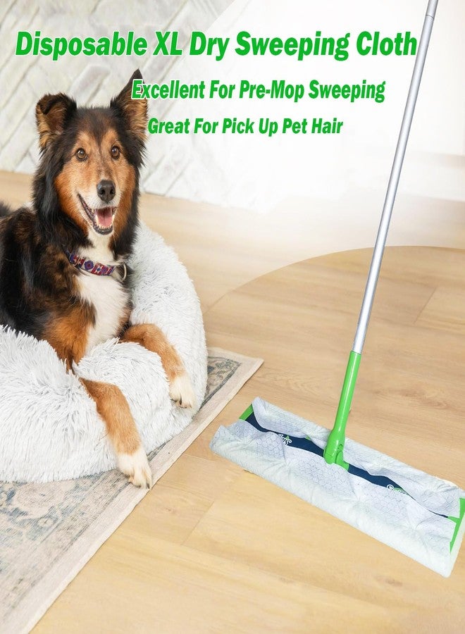 SoliFairy XL Dry Sweeping Cloth Refills for Swiffer Sweeper X-Large Mop, XL Disposable Dry Pads Refills, Pet Hair Dust Heavy Duty Dry Floor Cloth Refills for Floor Sweeping and Cleaning, 60 Count - Image 3