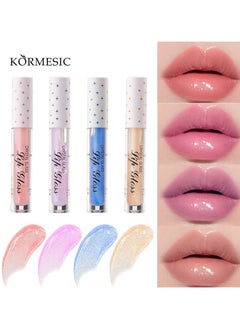 Kormesic 4 Crystal Lip Gloss Set 2.2g - Shiny & Nourishing  - Image 2