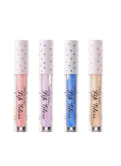 Kormesic 4 Crystal Lip Gloss Set 2.2g - Shiny & Nourishing  - Image 1