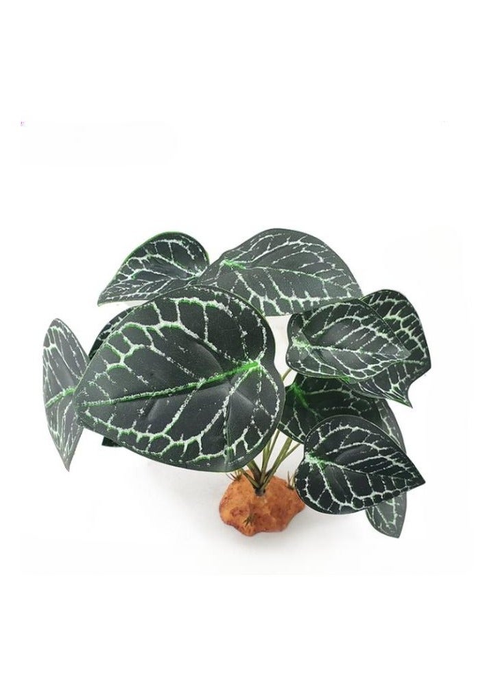 نباتات أحواض السمك، ديكورات أحواض السمك، أسماك ذهبية، مناظر مائية، جلود أسماك QM-119