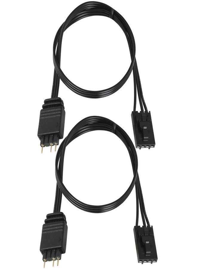 LUORNG 2PCS Fan Light Adapter Cable Extension Cable Adapter Cable 30cm Can Connect to Any 5V 3-Pin ARGB Devices - Image 1