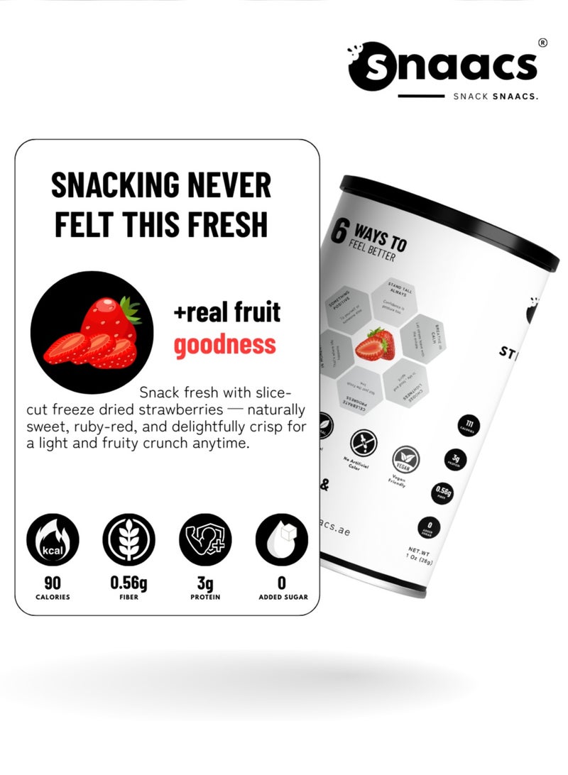 SNAACS Strawberry Slices | No Added Sugar - Image 3