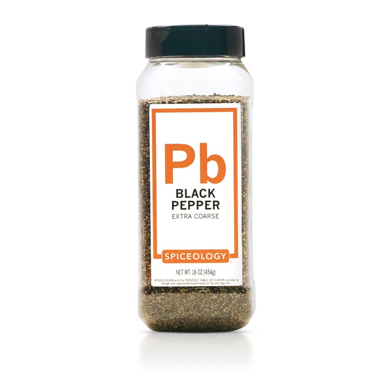 Spiceology â€“ Extra Coarse Ground Black Pepper â€“ Bulk Pepper for Home Cooks, Chefs, and Professional Kitchens â€“ 16 oz - Image 1