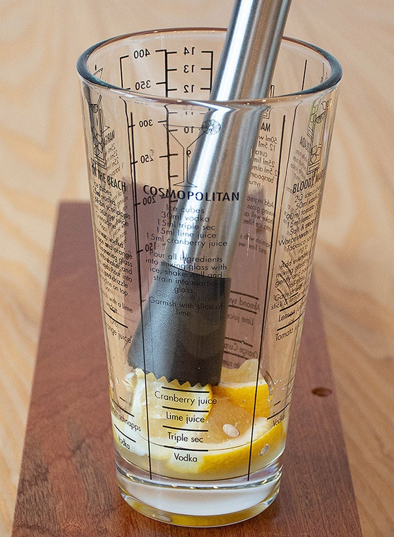 Stainless Steel Drink Muddler Fruit Masher and Mixing Home Bar Tool  - Image 3
