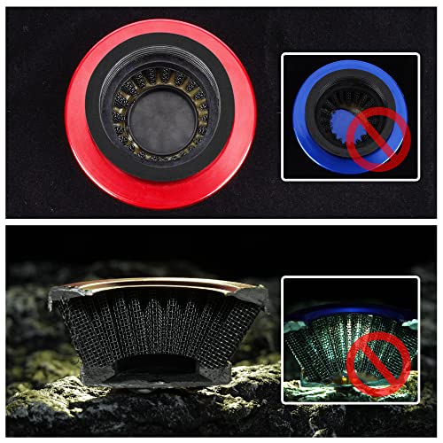 MTATCN 15mm Carburetor Upgrade Kit Air Filter Set Compatible with 2 Stroke 43cc 47cc 49cc Standup Gas Scooter ATV Quad Pocket Bike XG-550 BladeZ Moby X Red - Image 3