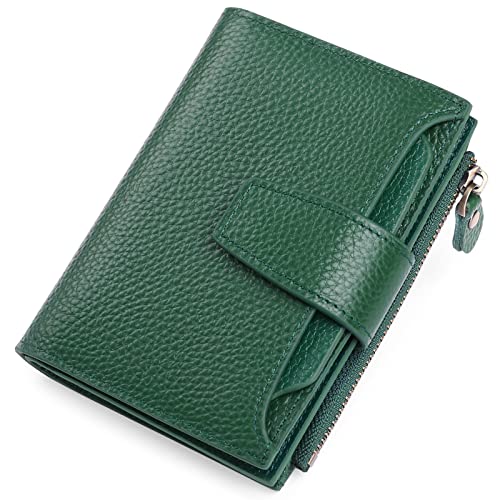 FALAN MULE Small Wallet for Women Leather Bifold Compact RFID Blocking Small Womens Wallet Purse - Image 1
