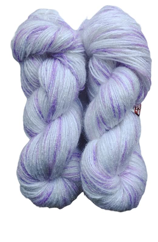 KYSS Oswal Arman Wool Hand Knitting Yarn Soft Fancy Wool 600 gm Best Used with Knitting Needles Soft Fancy Wool Crochet Dyed Shade no9 - Image 1