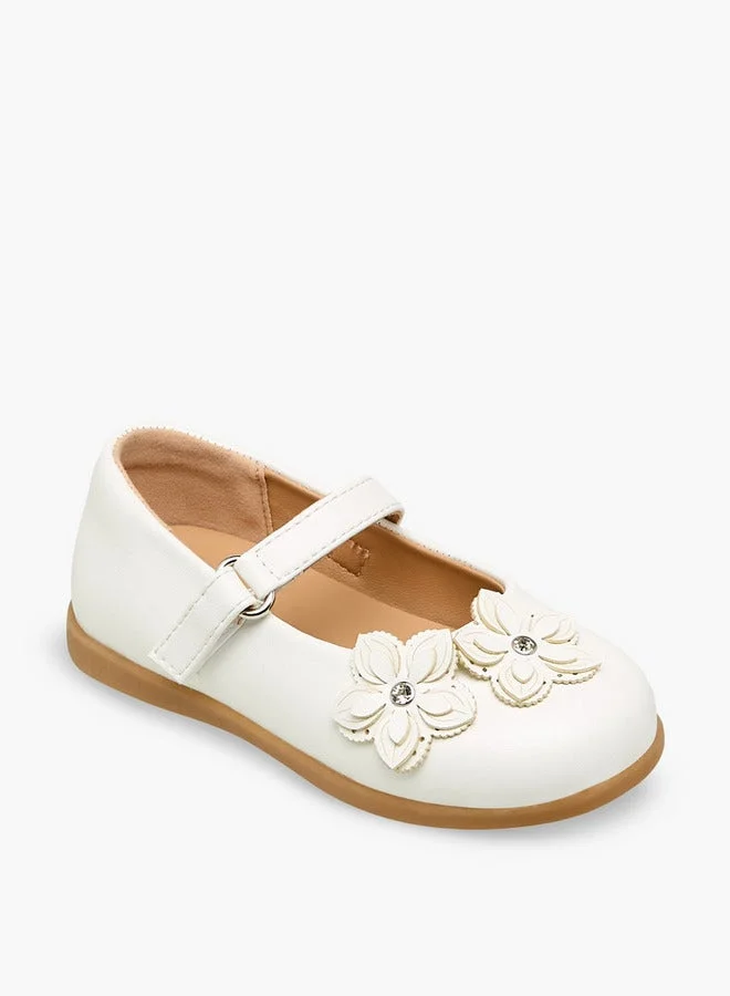 Barefeet Girls Hook & Loop Mary Jane Shoes