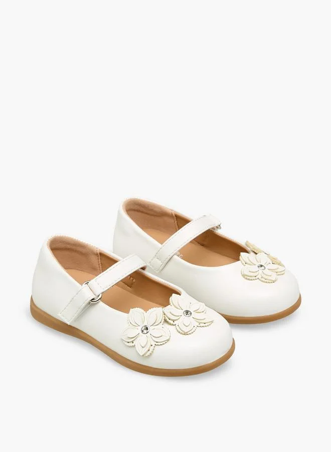 Barefeet Girls Hook & Loop Mary Jane Shoes