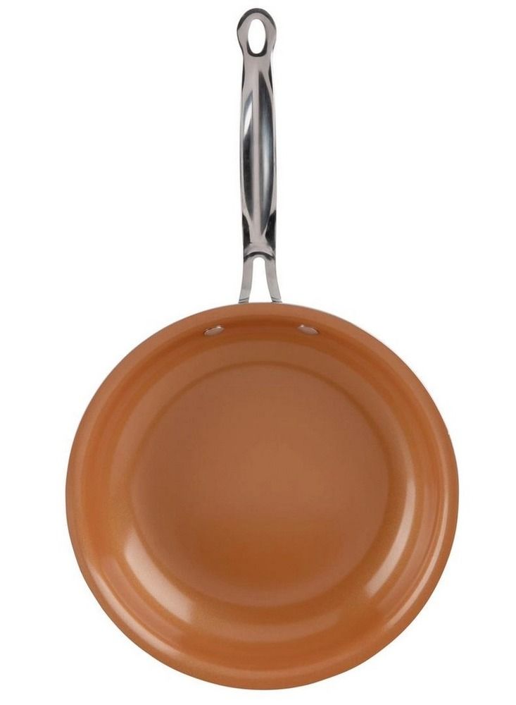 Red Copper Ceramic Fry Pan 10inch - Image 2