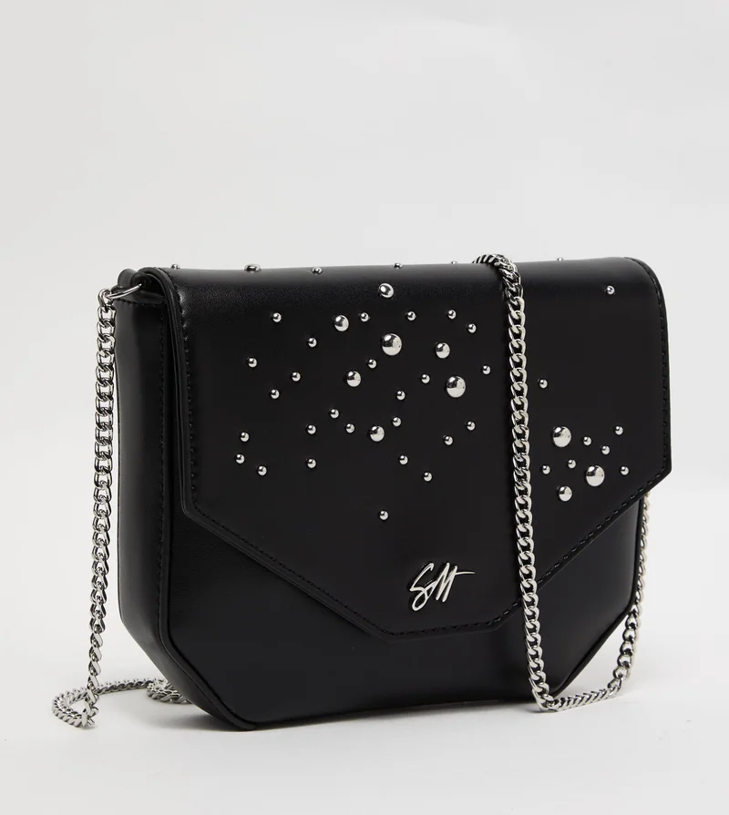 STEVE MADDEN BSANDRYP Embellished Flap Shoulder Bag