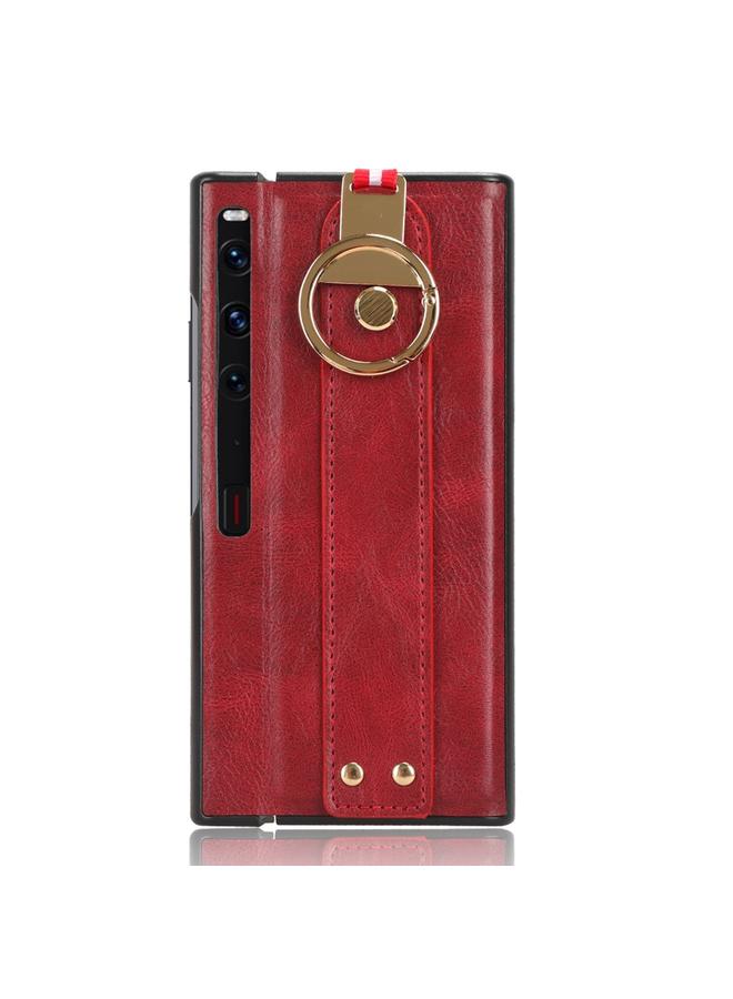 Green Tiger Case For Huawei Mate Xs 2 Wristband Leather Back Phone Case - Image 2