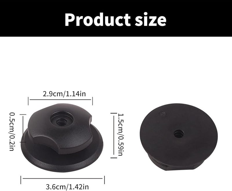 Universal Car Trunk Cargo Net Hooks 4Pcs Black Interior Storage Clips Mount - Image 5