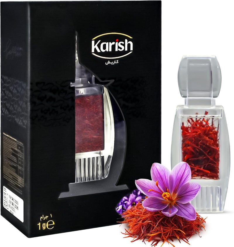Karish Saffron Super Negin Grade 1 – Premium Aromatic Spice, 1g – Authentic, Pure - Image 1