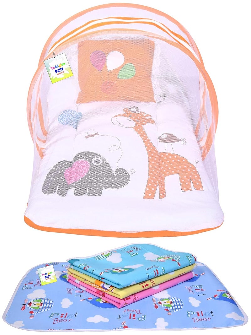 Toddylon Baby Bed New Born Baby Sleeping Bag Bedding Set Mattress Carry Bag Sleeping Essential Carry Nest Nappy Changing Sheets Infants Boys Girl 06 Months 2PCS Set