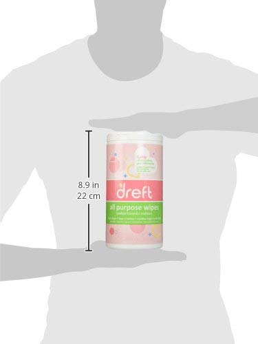 Dreft Multi-Surface All-Purpose Gentle Cleaning Wipes for Baby Toys, Car Seat, High Chair & More, 70 Count - Image 4