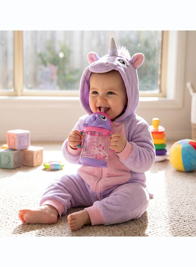 Playgro Stella Weighted Straw Sippy Cup 6 Months+ – No Spill Baby Cup with Flexible Weighted Straw, Easy Grip Handles, Toddler Training Cup for Everyday Use - Image 5