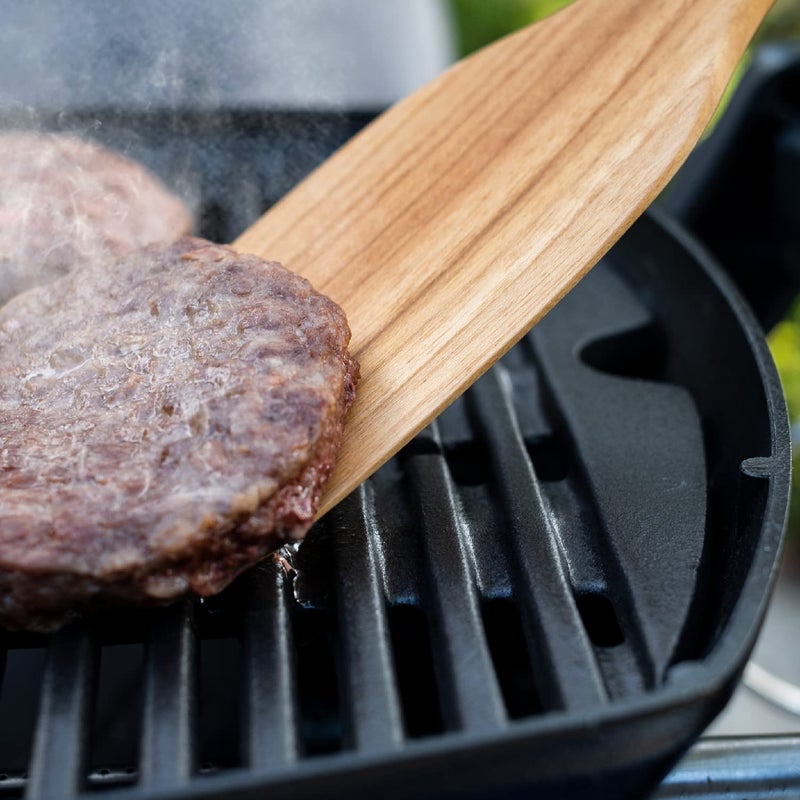 FAAY 18" Teak Long Wooden Spatula, Heavy Duty Stir Paddle for Cooking in Big Pot, Canning, Handcrafted from High Moist Resistance Teak, Wooden Spoon Flat for Brewing, Grill, Mixing, Stirring, Decor - Image 3