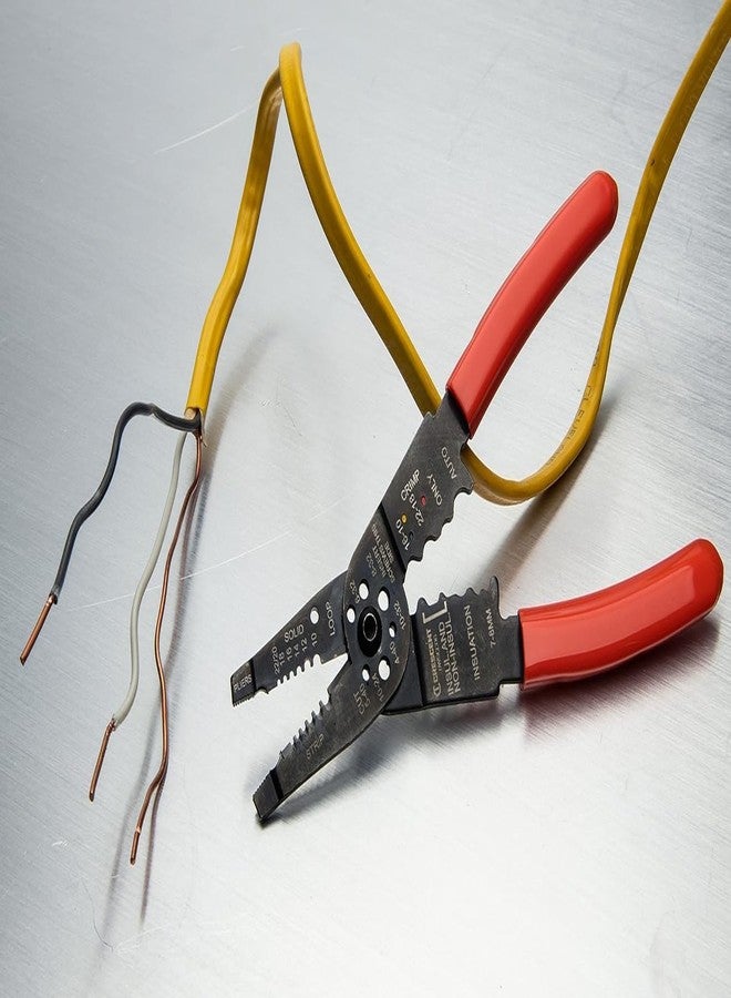 كريسنت قاطعة مجعدة ومُجَرِّدة الأسلاك الهلالية مقاس 8 بوصات - 8WSCCDG - Image 4