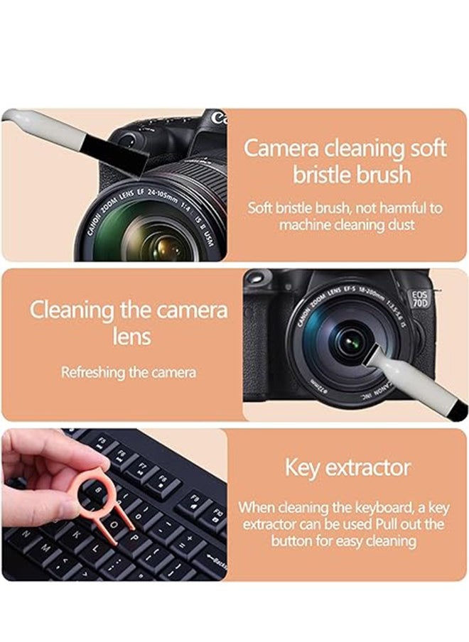 Arabest 10-in-1 Electronic Cleaner Kit,Keyboard Cleaner Kit,Corner Gap Duster Keycap Puller Remover, Cleaning Soft Brush for Camera, Phone, Computer, Headphone, Airpods,White  - Image 5