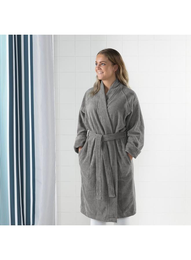 erorex Bath robe, grey, L/XL - Image 5