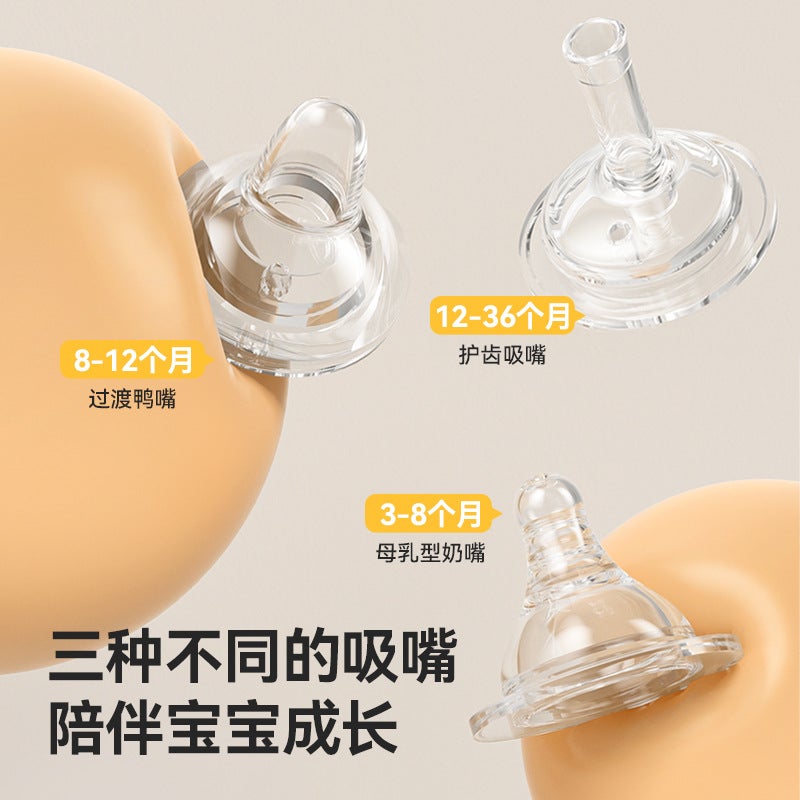 Baby Bottle Imitation Breast Milk Baby Wide-Caliber Pp Bottle Neonatal Anti-Flatulence Silicone Bottle Factory - Image 4