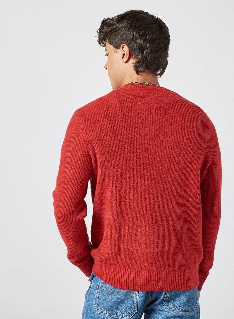TOMMY JEANS Logo Crew Neck Sweater - Image 3