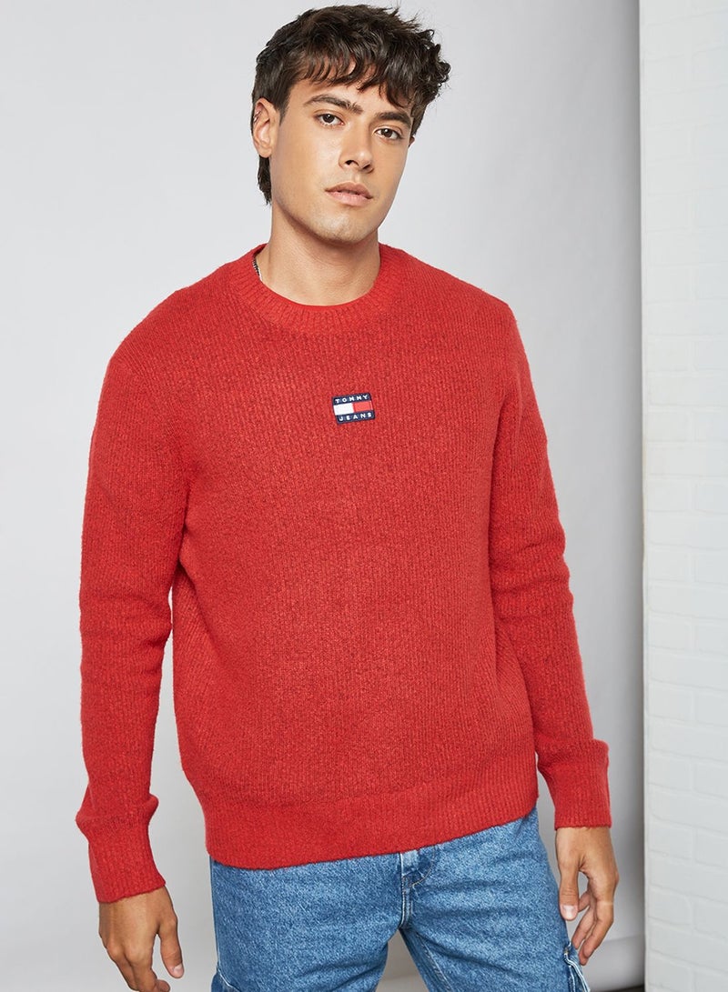 TOMMY JEANS Logo Crew Neck Sweater - Image 1
