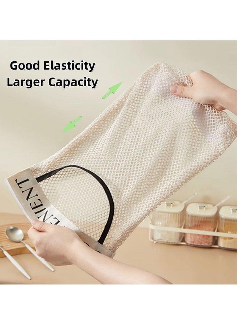 NANAO 4-Pcs Large Capacity Trash Bag Garbage Bag Storage Bag Mesh Bag  - Image 3