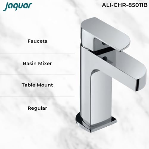 JAQUAR Alive Series Table Mounted Regular HOT and Cold Basin Mixer (HOT & Cold ONLY) / TAP (Chrome) | TOP Lever, Brass Body Water Tap/Faucet/Cock for Bathroom/Kitchen Wash Basin | ALI-CHR-85011B - Image 2