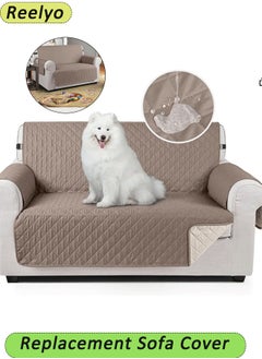 Reelyo Sofa Cover, Fully Waterproof, Sofa Seat, Dog and Cat Protection, Hair Non-stick, Non-slip, 1 seat 2 Seats, 3 Seats, Armrest, Replaceable Sofa Cover, Dustproof, Stain Resistant, Scratch-Resistant,  - Image 1