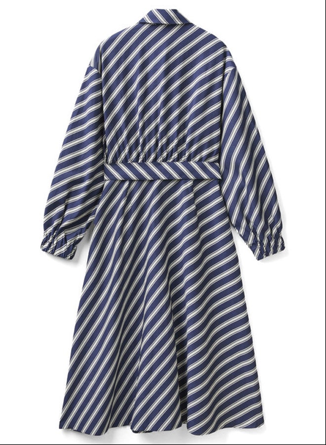 Benetton REGIMENTAL STRIPED MIDI DRESS  - Image 2