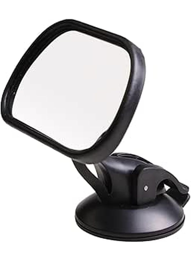 Shatterproof Wide Angle Rear View Mirror with Suction Cup for Car Backseat Observation - Image 1