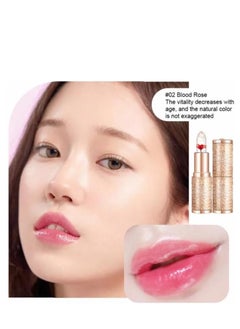 Joyelink 3PCS Crystal Flower Jelly Lipstick, PH Clear Temperature Color Changing Lip Gloss, Color Changing Lipstick, Moisturizer Long Lasting Nutritious Balm Change Lip Gloss  - Image 5