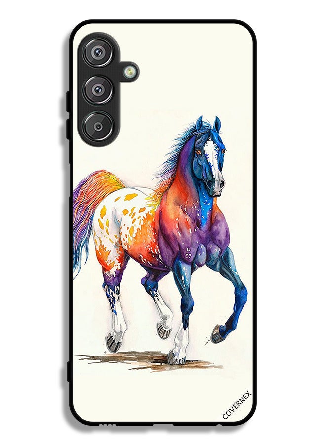 Covernex Samsung Galaxy F15 5G Protective Case Cover Horse Paint Art - Image 1