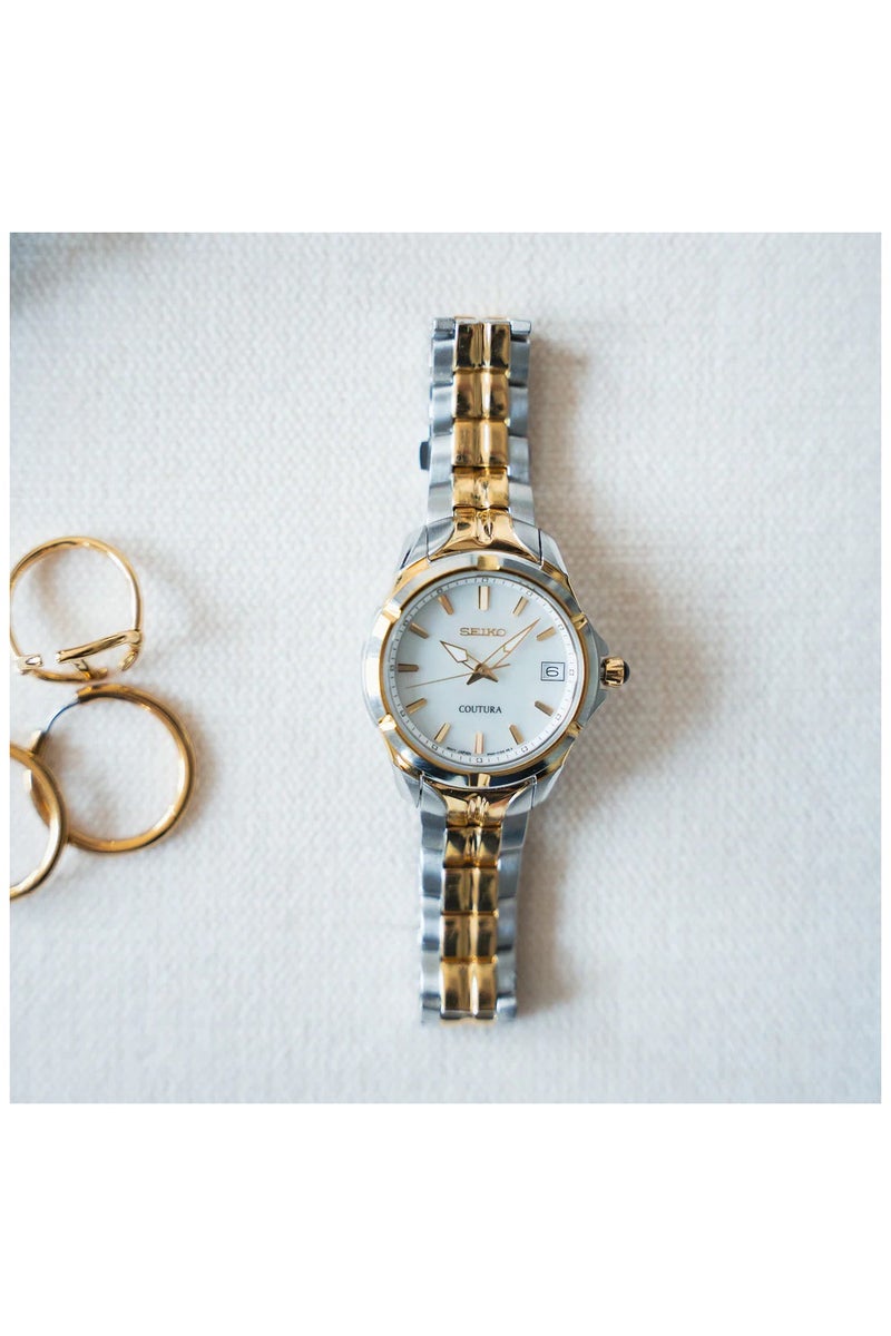Seiko Coutura Ladies Gold and Silver Stainless Steel Watch - SUR586 - Image 2