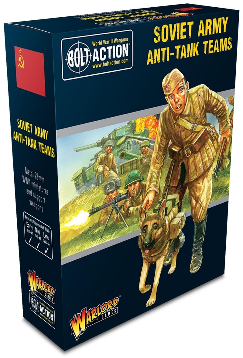 Warlord Games Bolt Action Soviet AntiTank Teams 402214007 unassembled - Image 2
