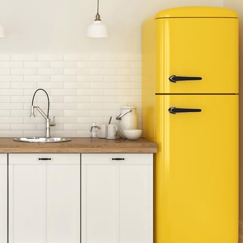 TANONE Countertop Contact Paper Yellow Wallpaper Self Adhesive Vinyl Wrap Thickened Decorative Paper Waterproof for Wallcovering Kitchen Cabinets Wardrobe Furniture Iridescent Glitter（15.7“ X78.7”） - Image 5