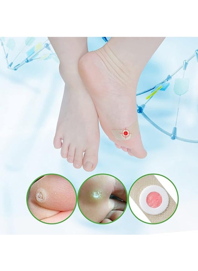 Sumifun 42 Pads Corn Removal Pads， Remove Plantar Calluses Pain Relief Medical Plaster Spots，Relief Pain From Calluses, Corns, Blisters, Heel Frictions  - Image 2
