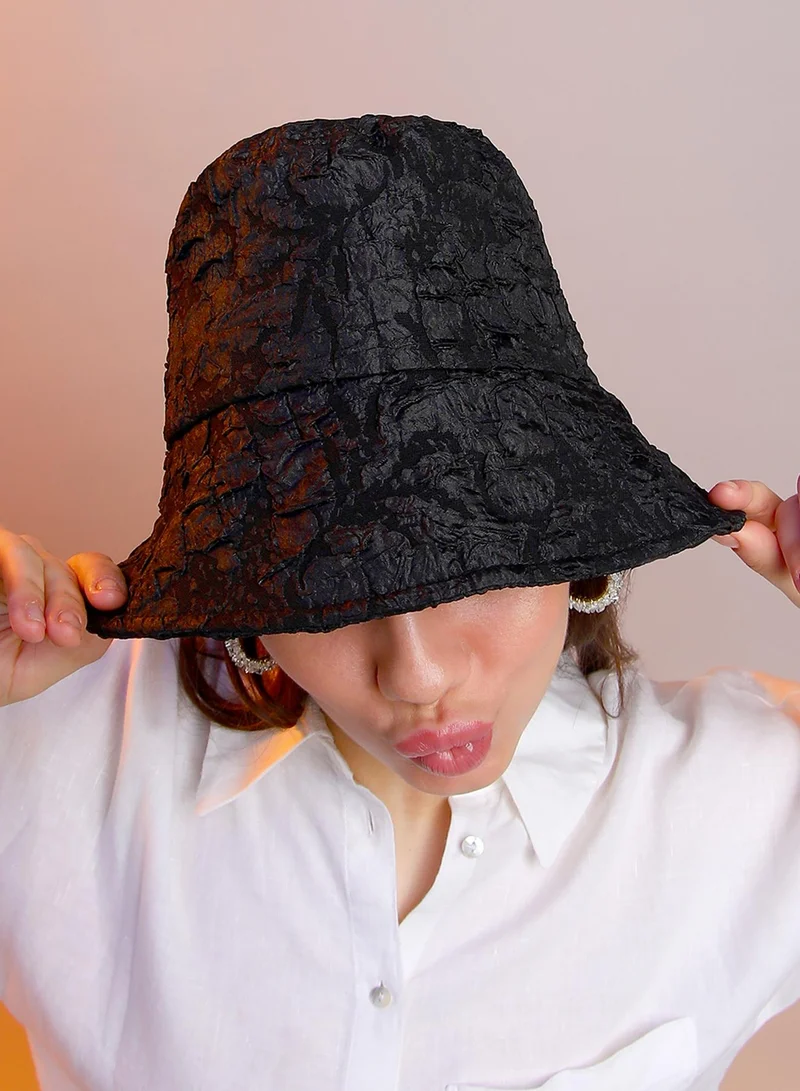 صوص هاوت قبعة دلو مجعدة