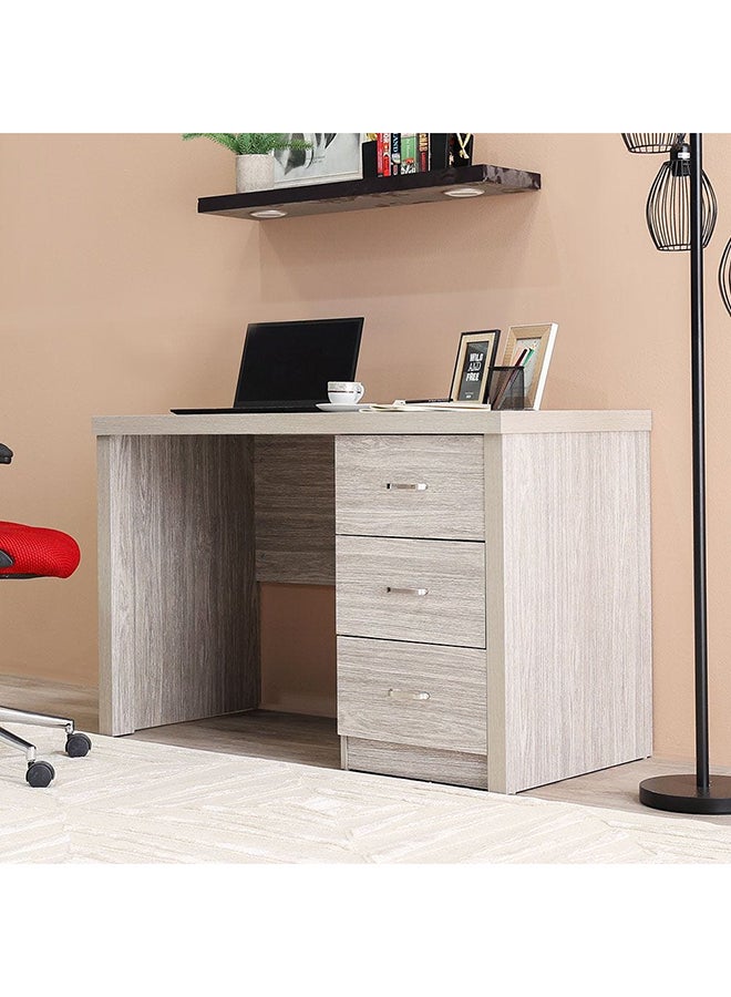 DANUBE HOME طاولة مكتب ساتورن مكتب كمبيوتر مكتب محطة عمل كمبيوتر حديث كمبيوتر محمول طاولة ألعاب طاولة دراسة خشبية للمكتب المنزلي مصنوعة في ماليزيا L 120.7 × العرض 60.3 × الارتفاع 78.4 سم بلوط رمادي  - Image 2
