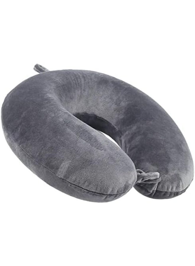 Memory Foam Travel Neck Pillow - Free Size, Soft & Comfortable Support - Practical and Durable for Daily Use & Long Trips - Image 1