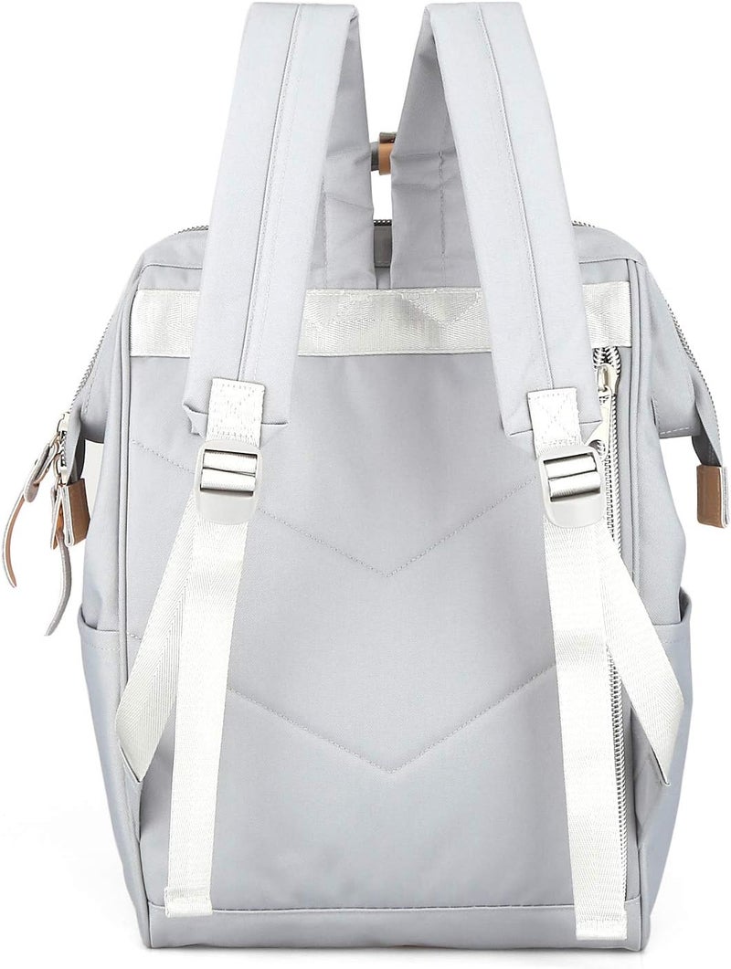 Himawari Laptop Backpack Travel Backpack With USB Charging Port Large Diaper Bag Doctor Bag School Backpack for Women&Men - Image 4