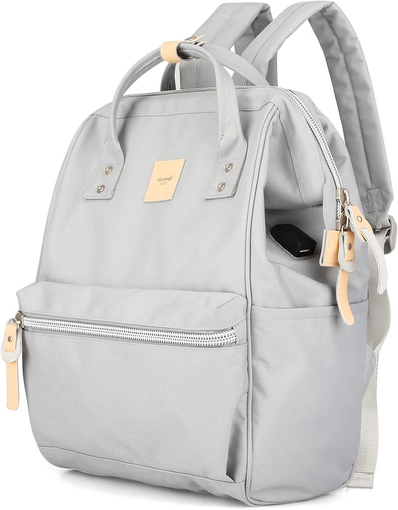Himawari Laptop Backpack Travel Backpack With USB Charging Port Large Diaper Bag Doctor Bag School Backpack for Women&Men - Image 2