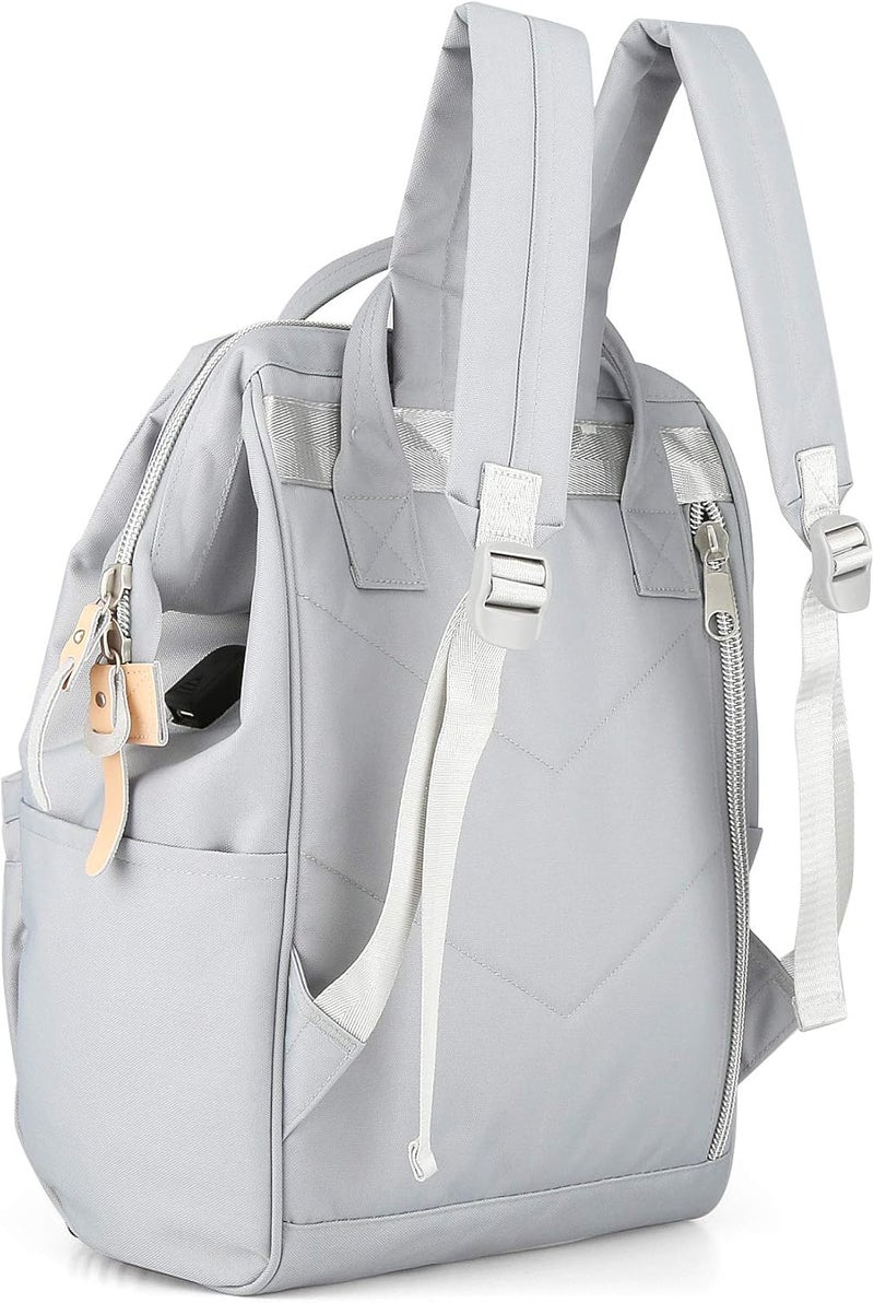 Himawari Laptop Backpack Travel Backpack With USB Charging Port Large Diaper Bag Doctor Bag School Backpack for Women&Men - Image 5