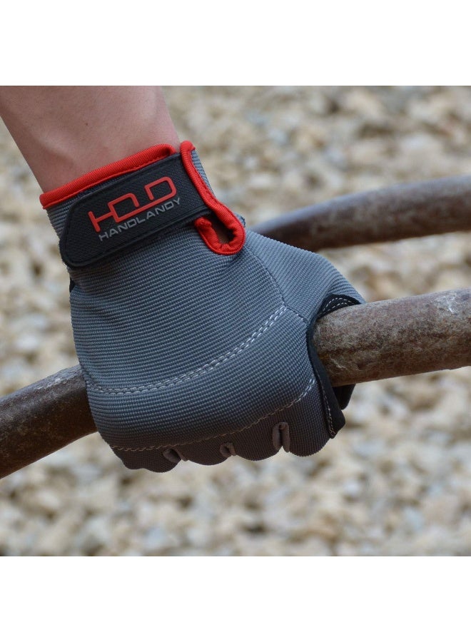 Generic Handlandy Mens Work Gloves Touch screen, Flexible Breathable Utility Gloves - Image 5