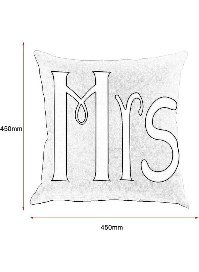 NIBEMINENT Printed Cushion Cover White/Black - Image 4