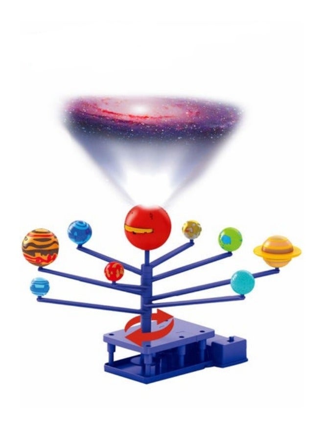 MIXDE Science Toy DIY Solar System Rotating Planets Educational Toy  For Kids - Image 2