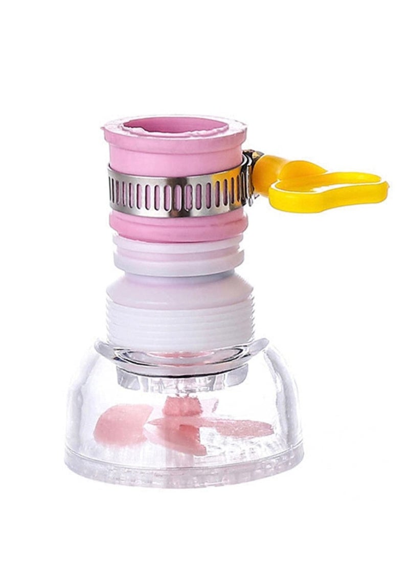 Generic Flexible Kitchen Faucet Extension – Anti-Splash, Water-Saving, and Stretchable Tap Connector with Rotatable Nozzle and Extendable Water Filter – Single Pack – Plastic multicolour  - Image 1