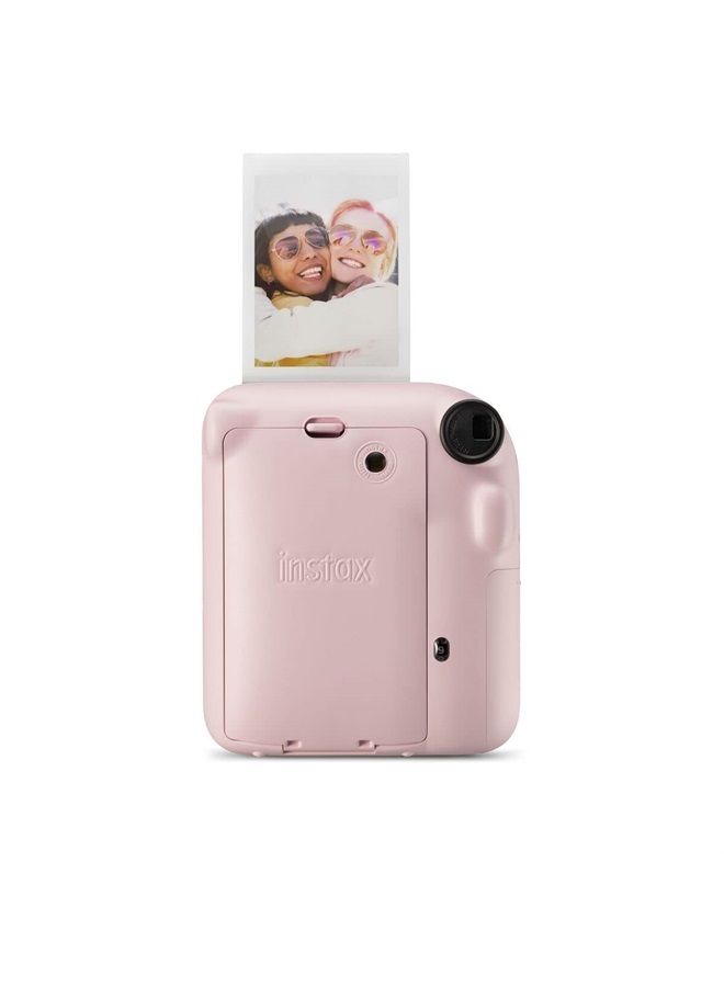 Instax mini 12 instant film camera, auto exposure with Built-in selfie lens, Blossom Pink - Image 2
